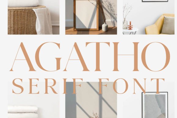 Agatho: The Elegant Serif for Modern Design Projects