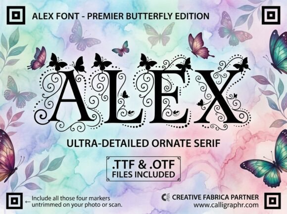 Alex: A Whimsical Serif for Fairytale Branding & Editorial Design