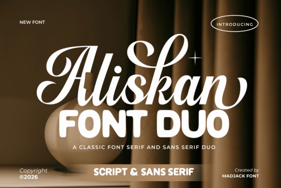 Aliskan Font Duo: Merging Classic Elegance with Modern Clarity