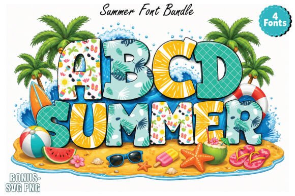 Capture the Season: The Summer Doodle Font for Vibrant Projects