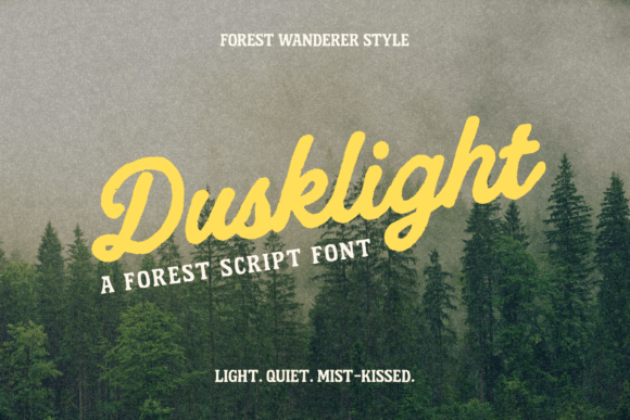 Dusklight Script: A Typeface with the Soul of Vintage Film