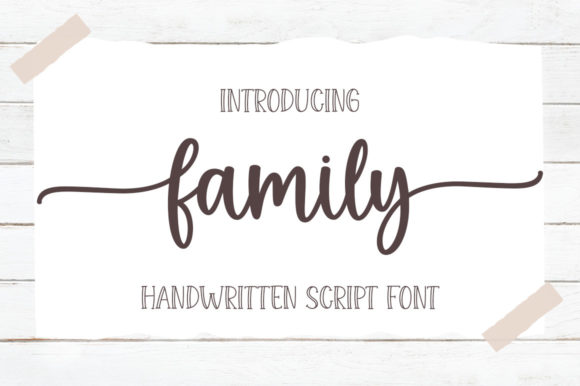Family: The Delicate Script Font for Elegant Branding