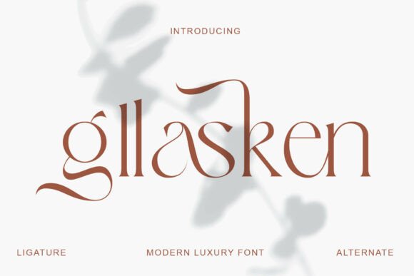 Gllasken: The Modern Serif Redefining Luxury Design