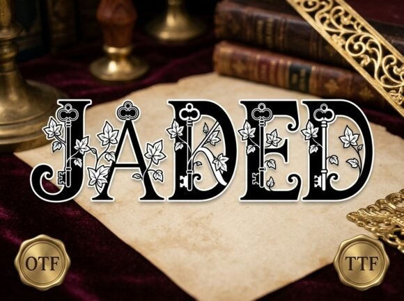 Jaded: A Typeface for Unearthing Victorian Secrets