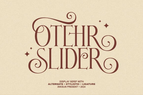 Other Slider: A Modern Serif Font with Vintage Magic