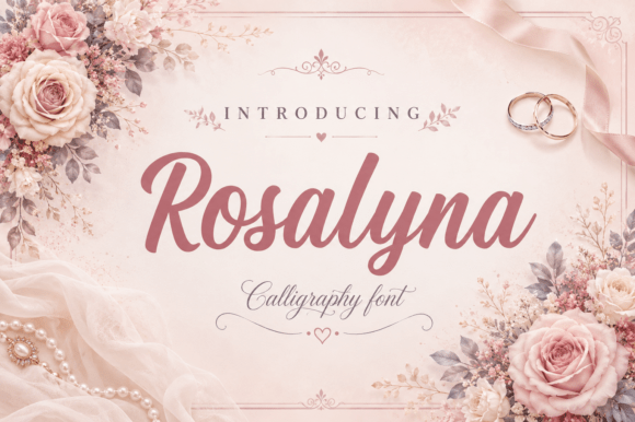 Rosalyna: A Handwritten Script Font for Elegant Branding