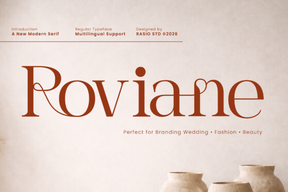 Roviane: Where Architectural Grace Meets Calligraphic Charm