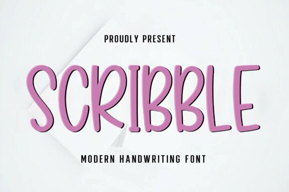 Scribble: The Handwriting Font with a Modern Edge