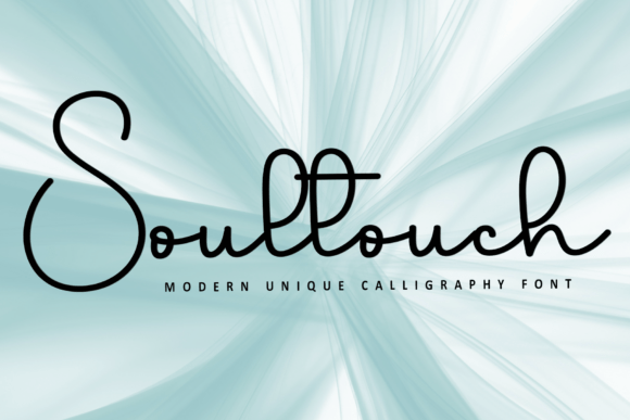 Soultouch: The Font with a Natural, Eye-Catching Flow